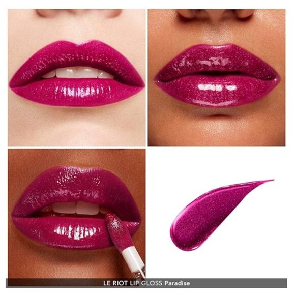 HAUS LABS by Lady Gaga LE RIOT LIP GLOSS Ultra Shine Color PARADISE - MSRP $35 - Picture 2 of 7